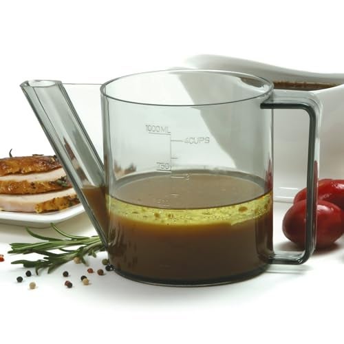 Norpro New 3 Cup Gravy Fat Separator Meat Juice Measurer Holds 4 Cups / 1 Liter - Image 4