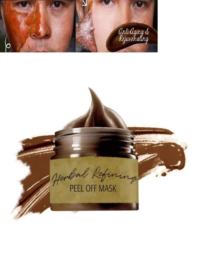 Grospe Peel Off Face Masks, Blackhead Remover Mask, Herbal Mask Cream, Deep Cleaning Facial Mask Pore Shrinking, Acne and Oil Control for Face & Nose（80g） - Image 1