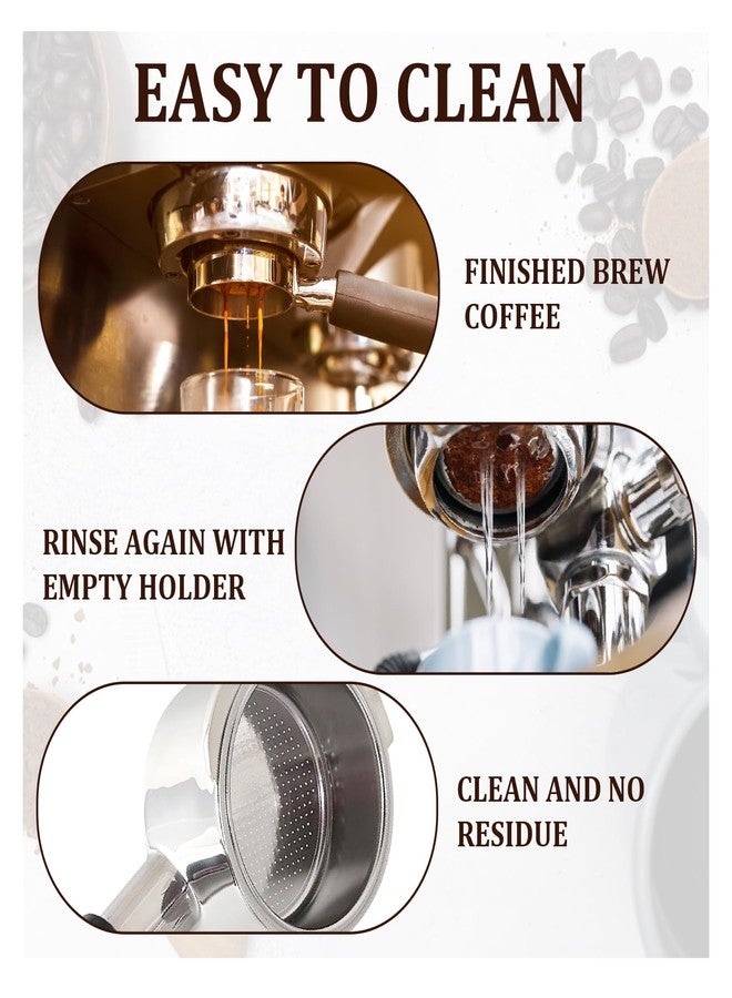 DFD 58mm Bottomless Portafilter Fit For Nuova Simonelli with Filter Basket Espresso Bottomless Portafilter Compatible with Simonelli Espresso Machine 58mm Portafilter with 2 Ears - Image 3