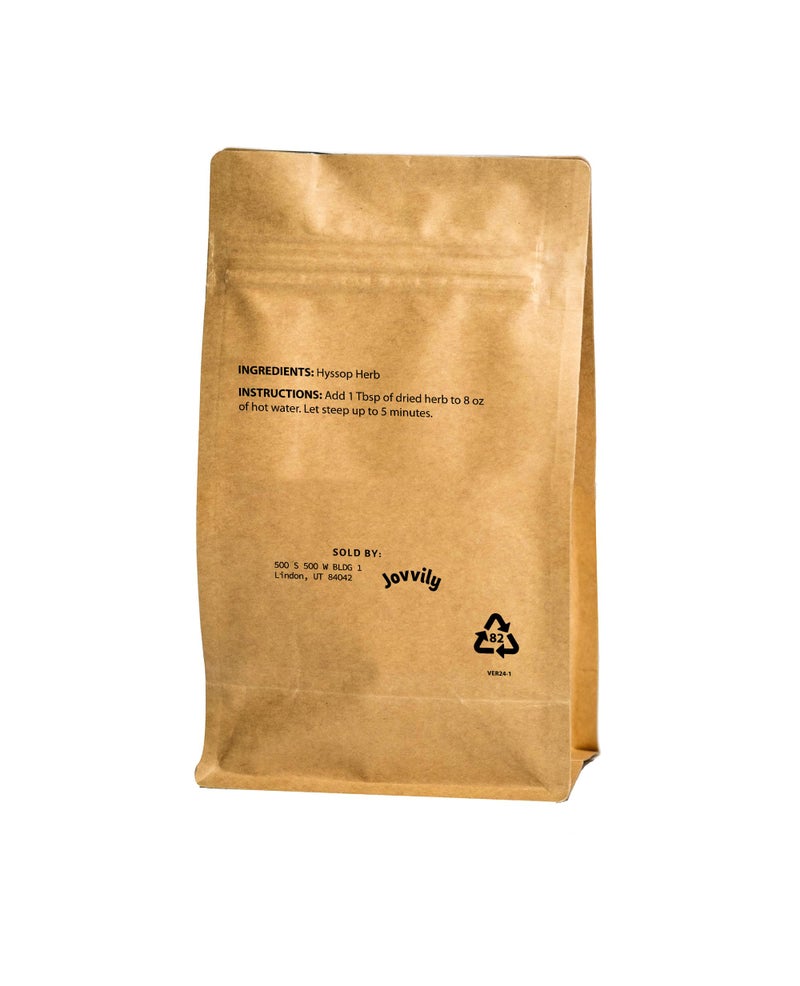 Jovvily Hyssop Herb - 4 oz - Herbal Tea - Cut & Sifted - Image 2