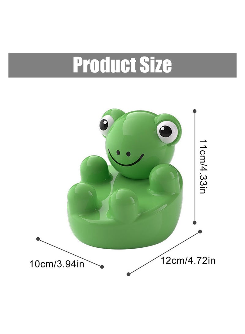 CMGTYYD Frog Phone Stand, Smartphones Tablets Frog Phone Rack, Creative Cute Frog Phone Holder Cell Phone Stand House Decor and Office Desk Accessory for Girls Boys - Image 2