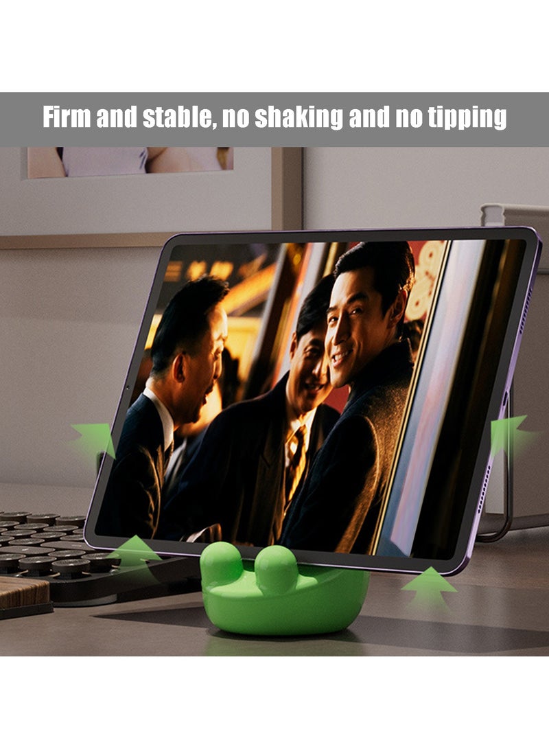 CMGTYYD Frog Phone Stand, Smartphones Tablets Frog Phone Rack, Creative Cute Frog Phone Holder Cell Phone Stand House Decor and Office Desk Accessory for Girls Boys - Image 3