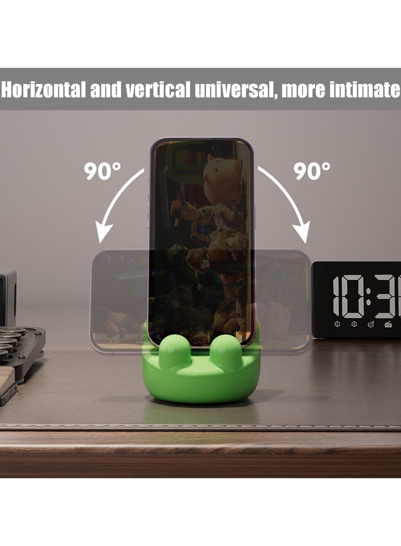 CMGTYYD Frog Phone Stand, Smartphones Tablets Frog Phone Rack, Creative Cute Frog Phone Holder Cell Phone Stand House Decor and Office Desk Accessory for Girls Boys - Image 5
