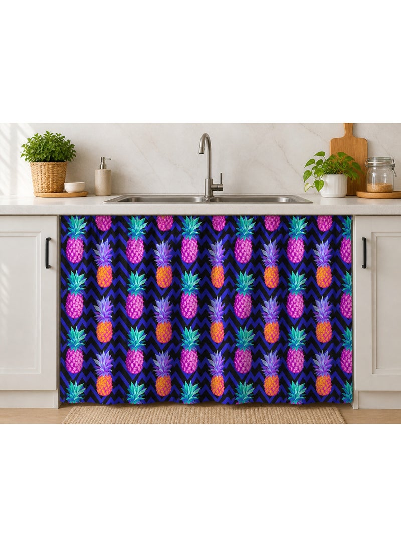 Kitchen sink curtain waterproof fabric 100 H * 150 W cm