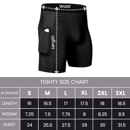 NEVER LOSE Gym Compression Men's Skin Tight Shorts with Mobile Pocket for Gym, Running, Cycling, Swimming, Cricket, Yoga, Football & Many More Sports (in, Alpha, M, Regular, Blue) - Image 5