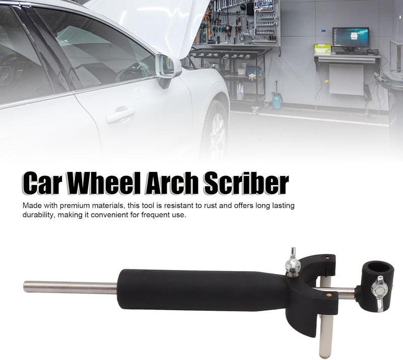 Bewinner Car Wheel Arch Scriber, 5 to 150 mm, Adjustable, Rustproof Steel Car Dent Repair Tool, Widely Adjustable Car Wheel Eyebrow Brand Scraper Batch uniform stable quality - Image 2