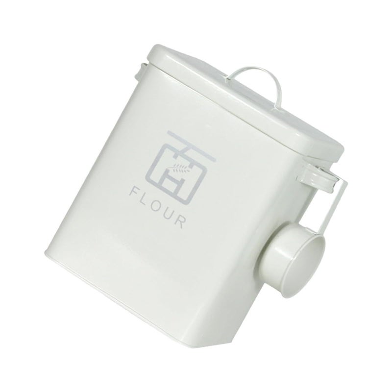 Metal Airtight Flour Rice Storage Bucket with Seal Lid Moisture Proof Kitchen Container - Image 2