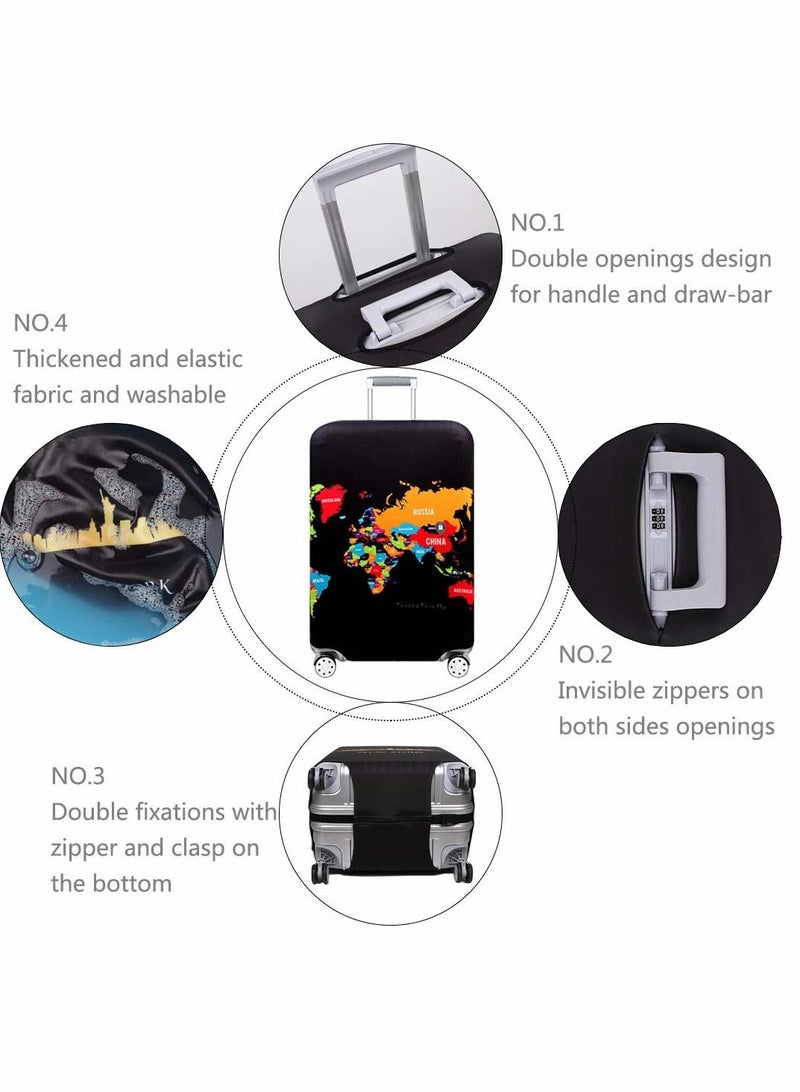 Excefore Luggage Cover, Washable Suitcase Protector Anti-scratch Suitcase Fits 26-28 Inch Luggage (XL) - Image 5