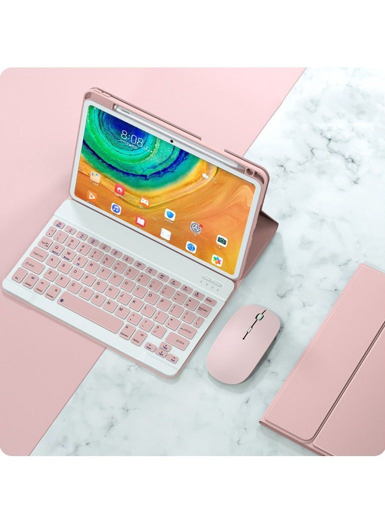 General Arabic and English Keyboard Case Compatible with Huawei Matepad 11.5'' 2023 / Matepad Air 11.5 inch, Detachable Keyboard [Built-in Pencil Holder] Stand Cover with Mouse 