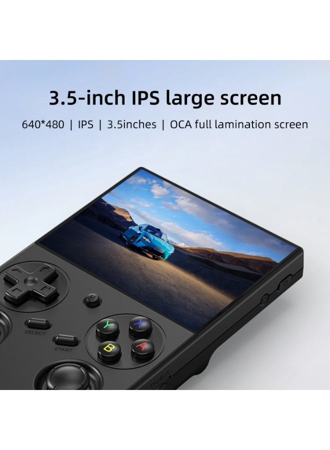 ANBERNIC  RG35XX Pro Retro Handheld Game Console , RG 35XXPro Support HDMI TV Output 5G WiFi Bluetooth 4.2 , 3.5 Inch IPS Screen Linux System Built-in 64G TF Card 4353 Games(Black-NWE) - Image 3