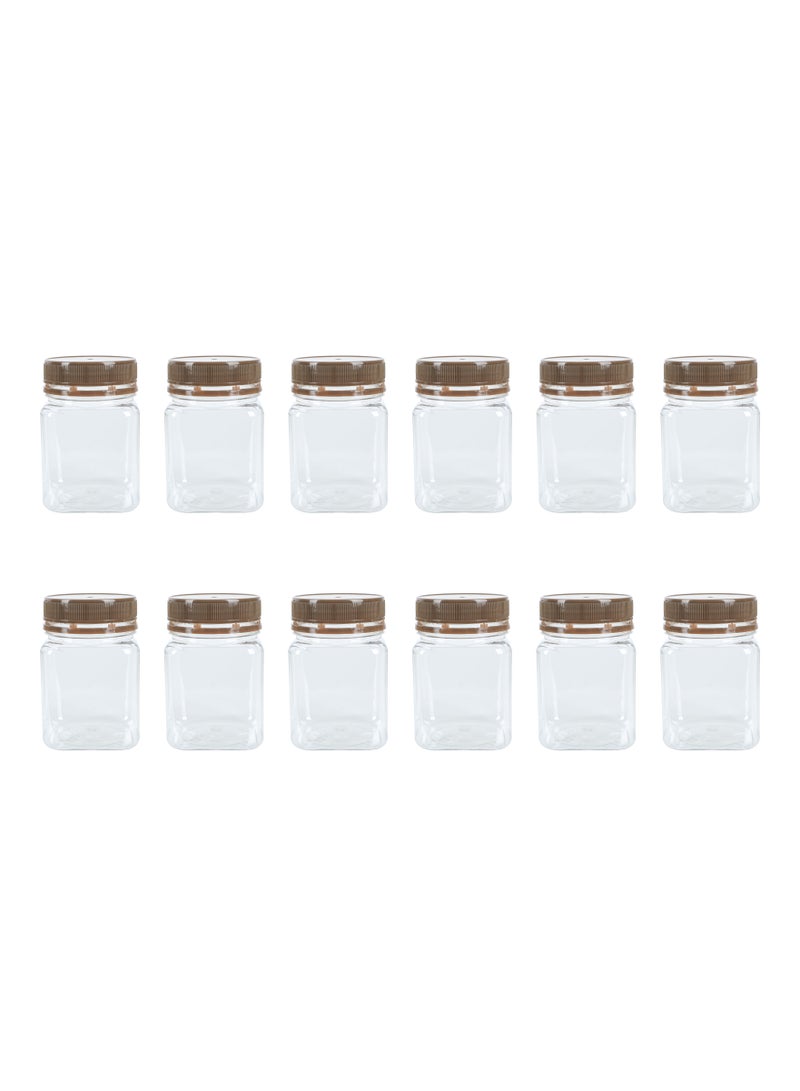 ALGHAFA Spice box bag, 12 pieces, capacity 350 ml, wooden color, from Al Ghafa  - Image 5