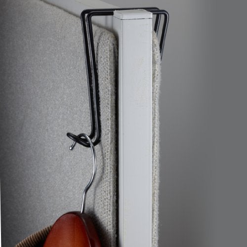 Officemate Wire Cubicle Hook, One Side, Fits Partitions Up to 2.5-Inch, Black (22007) - Image 2