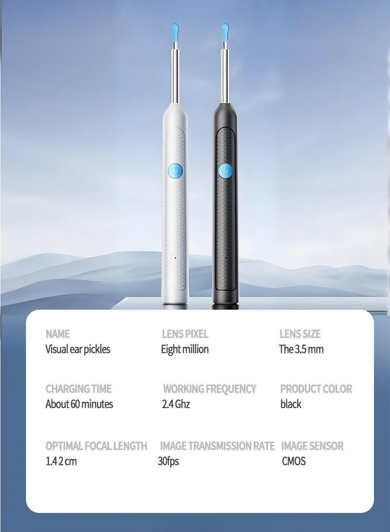 BEIRUI Smart Earwax Removal Tool - Visible Ear Cleaner Kit with Wi-Fi Connectivity, 1080P HD Camera & 6 Probe Heads. Provides Clear Visualization to Reduce Ear Damage. - Image 3