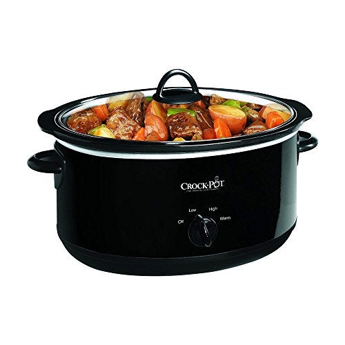 Crock-Pot Crockpot Manual 8-Quart Slow Cooker Black - Image 1