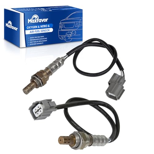 Maxfavor 2Pcs Oxygen O2 Sensor Replacement for Honda Accord 2002 2001 2000 3.0L,for 2001-2003 Acura CL TL 3.2L Upstream Downstream O2 Sensor 234-4727 X1 234-4621 X1 02 Sensor - Image 1
