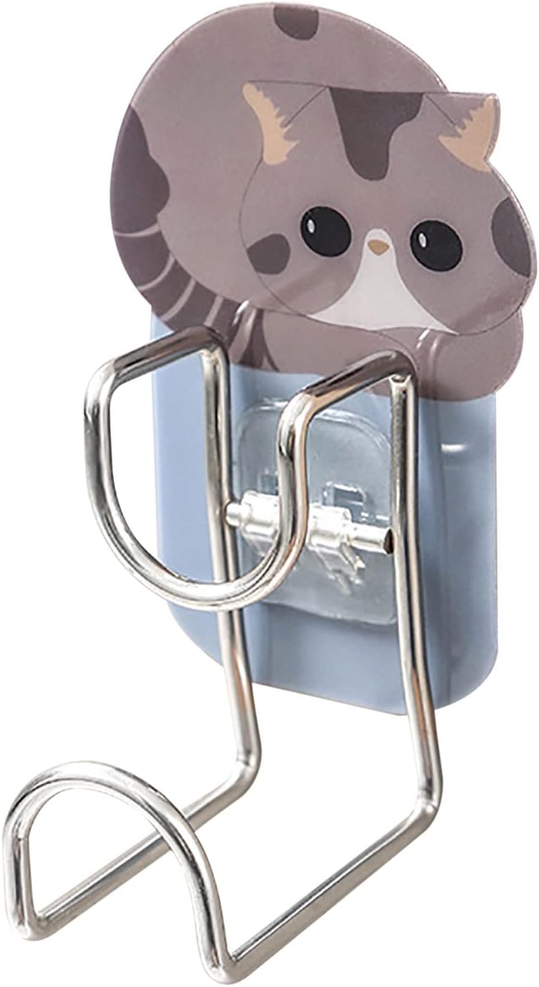 comfrt 3PCS Hook-Free Towel Rack Traceless Hook Free Punch Kitchen Bathroom Door - Image 1