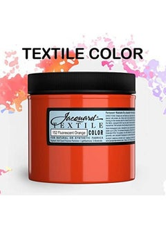 Jacquard Fabric Paint For Clothes 8 Oz Textile Color Sapphire Blue Leaves Fabric Soft Permanent And Colorfast Professional Quality Paints Made In Usa Holds Up Exceptionally Well To Washing  - Image 2