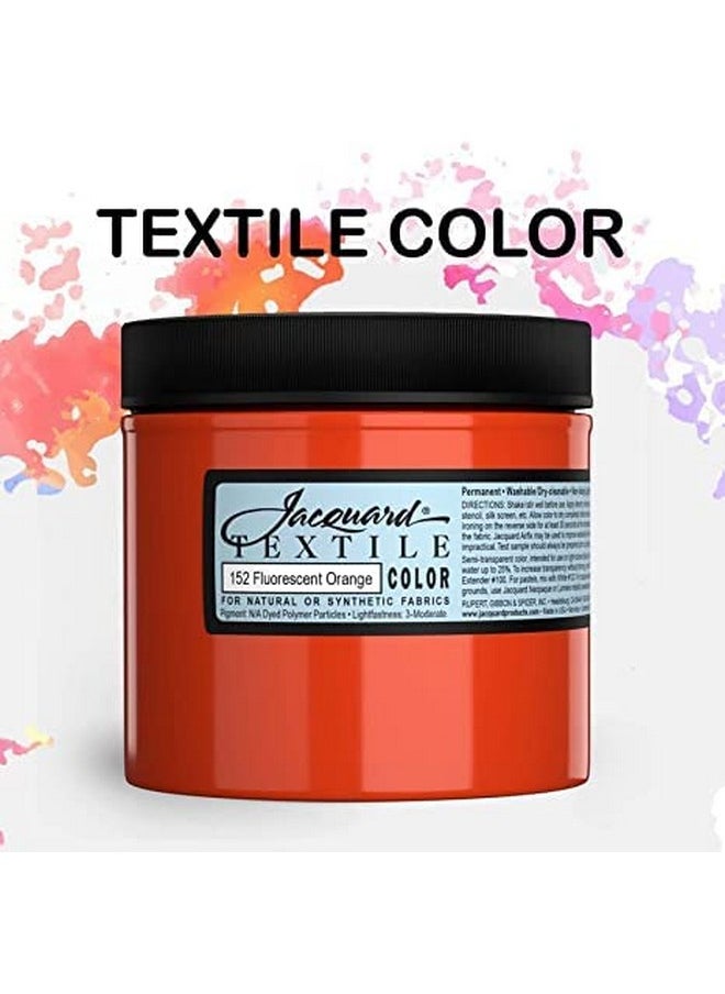 Jacquard Fabric Paint For Clothes 8 Oz Textile Color Sapphire Blue Leaves Fabric Soft Permanent And Colorfast Professional Quality Paints Made In Usa Holds Up Exceptionally Well To Washing  - Image 2