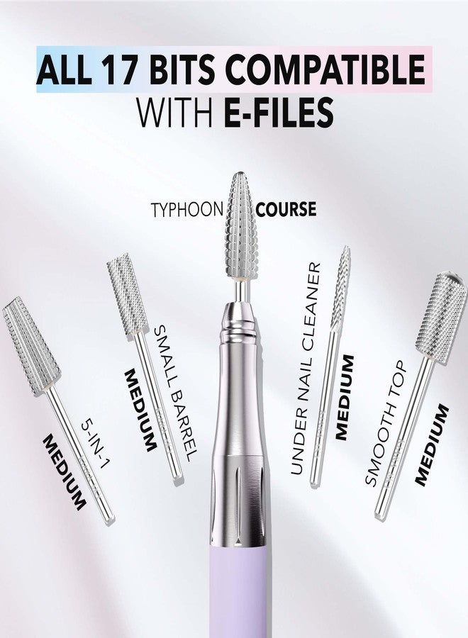 Kiara Sky Small Barrel Fine Universal Nail Drill Bit for E-file | with Safety Edge for Cuticle and Nails Care | Non-Coated - Image 5