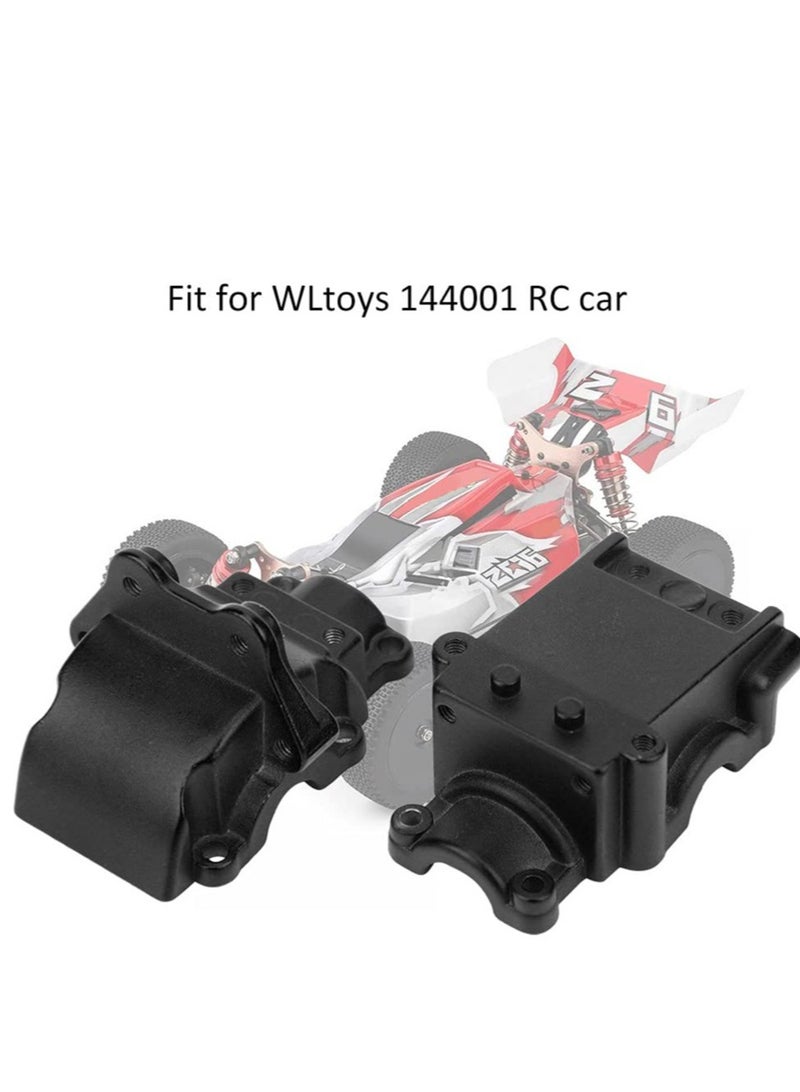 Excefore Gearbox Shell, 144001 Gearbox Aluminum Alloy Upper Lower Cover Shell Differential Gearbox Housing Cover Fit for WLtoys Remote Control Car Model - Image 4