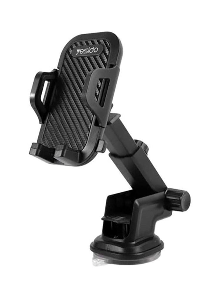 Yesido Yesido C23 Universal Car Mobile Holder Adjustable Automatic Clip Stand Dashboard Windshield GPS Car Mount Bracket Sucker Mobile Phone Holder Mobile Support 