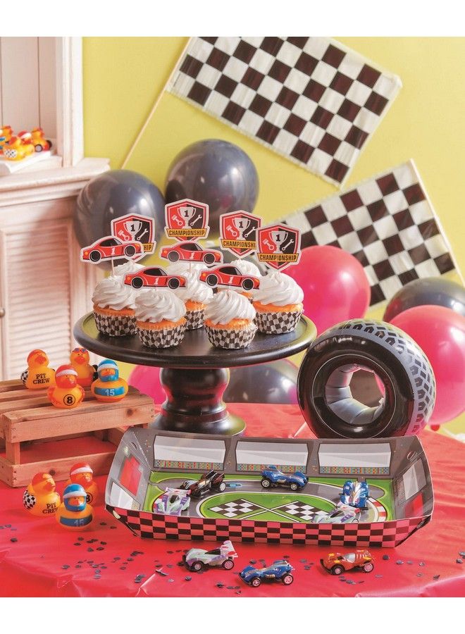 Fun Express Mini Inflatable Tires (Set Of 12) Racing Car Party Supplies - Image 4