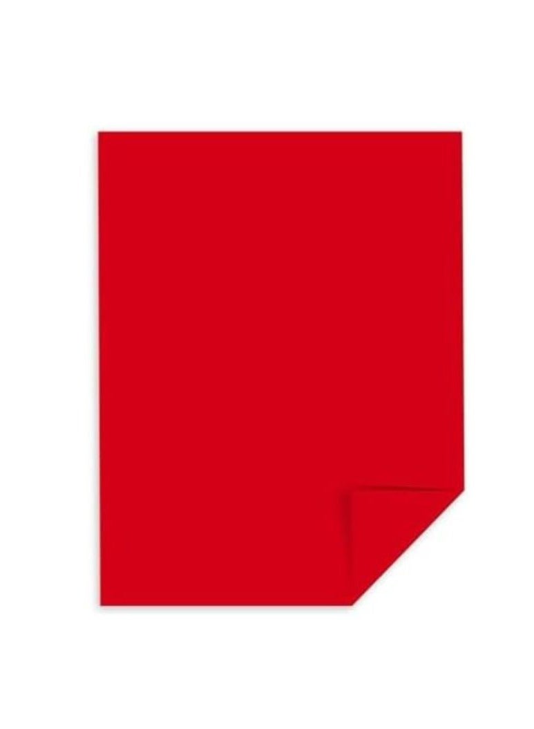 Terabyte Red Paper A4 30 Sheets 120 GSM Invitation Card wedding card business card craft making cardstock red color paper - Image 2