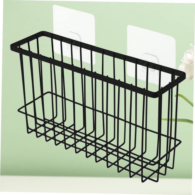 Rustproof Iron Wire Wall Shelf Storage Rack For Bathroom Organizer And Basket - Image 5