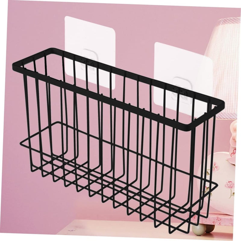 Rustproof Iron Wire Wall Shelf Storage Rack For Bathroom Organizer And Basket - Image 3