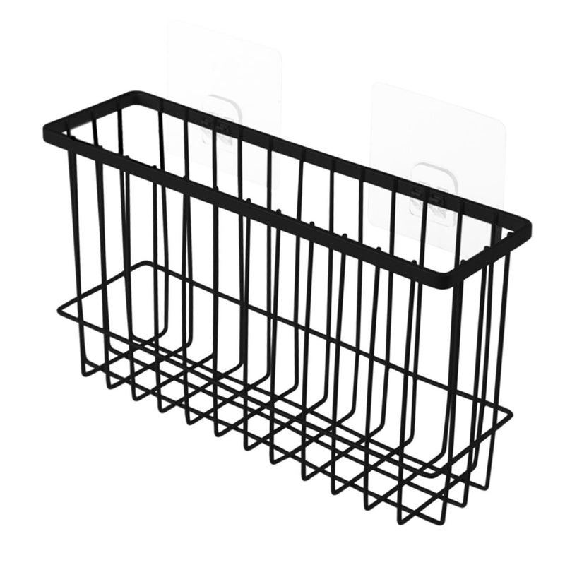 Rustproof Iron Wire Wall Shelf Storage Rack For Bathroom Organizer And Basket - Image 2
