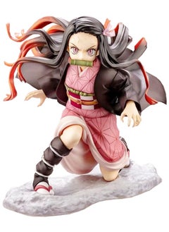 Anime Demon Slayer Kamado Nezuko Action Figure, Kamado Nezuko Model Toy, PVC Character Figure Toys, for Desktop Decorations/Collectibles, Gifts for Fans, 14cm