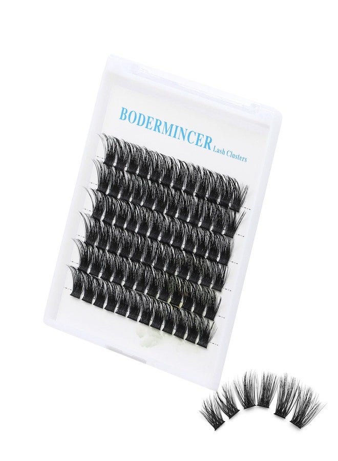 Bodermincer 72 Cluster Bundles 3D Effect Glue Bonded Individual LashEyelash Extensions Natural Style (8mm) - Image 1