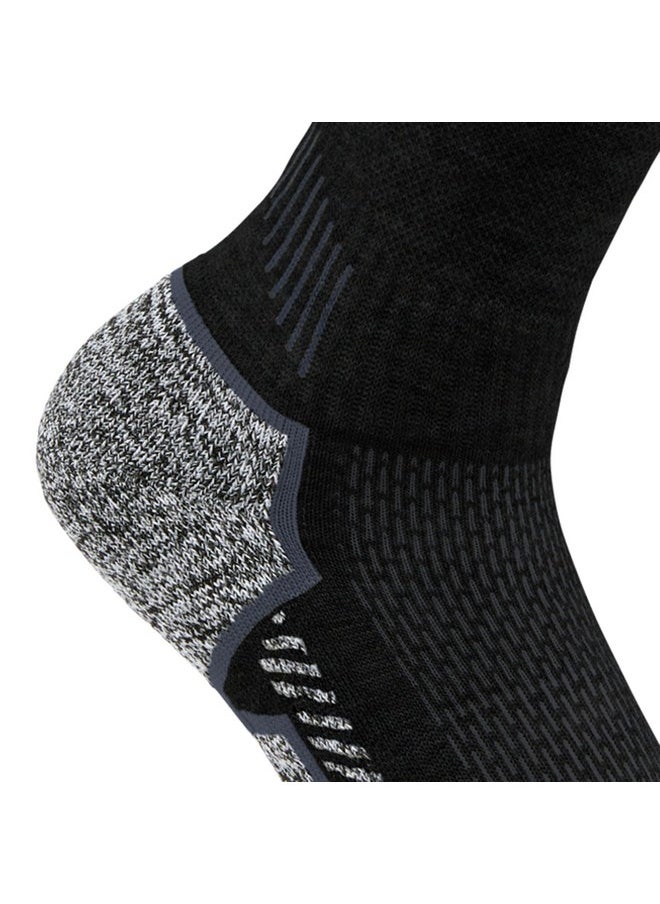 carhartt Carhartt Men's Force Performance Work Socks 3 Pair Pack, Black, Large  - Image 5