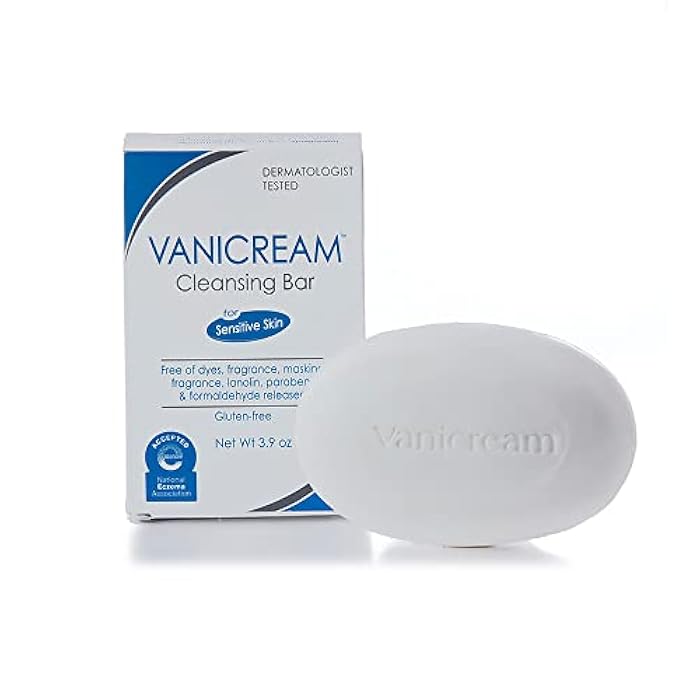Vanicream Cleansing Bar | Fragrance, Gluten and Sulfate Free | For Sensitive Skin | Gently Cleanses and Moisturizes | 3.9 Ounce | Pack of 12 - Image 1