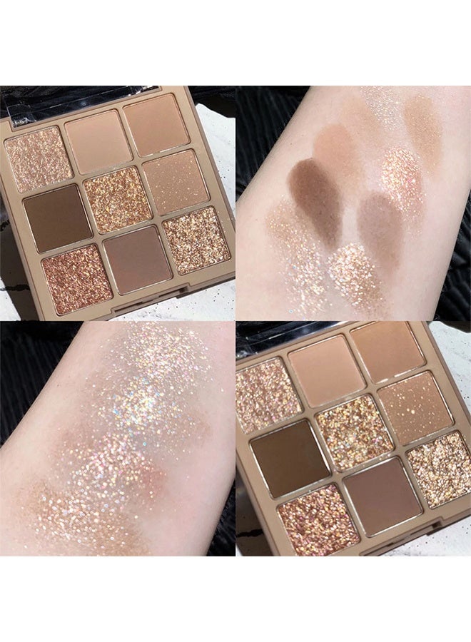 ديكالو باليت ظلال عيون 9 ألوان - روز جولد، رمادي، بني، ألوان متنوعة، مكياج، مطفي ولامع، كوري، طبيعي، ألوان محايدة، ظلال عيون دخانية، عالية الصبغة، بمظهر طبيعي، طويلة الثبات، مقاومة للماء، سهلة الدمج - Image 4