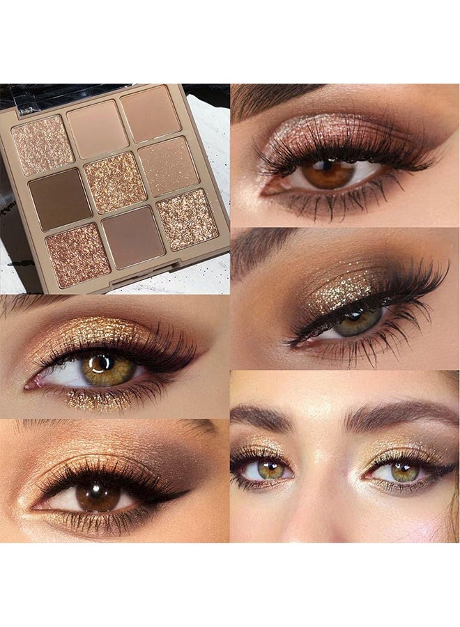 ديكالو باليت ظلال عيون 9 ألوان - روز جولد، رمادي، بني، ألوان متنوعة، مكياج، مطفي ولامع، كوري، طبيعي، ألوان محايدة، ظلال عيون دخانية، عالية الصبغة، بمظهر طبيعي، طويلة الثبات، مقاومة للماء، سهلة الدمج - Image 3