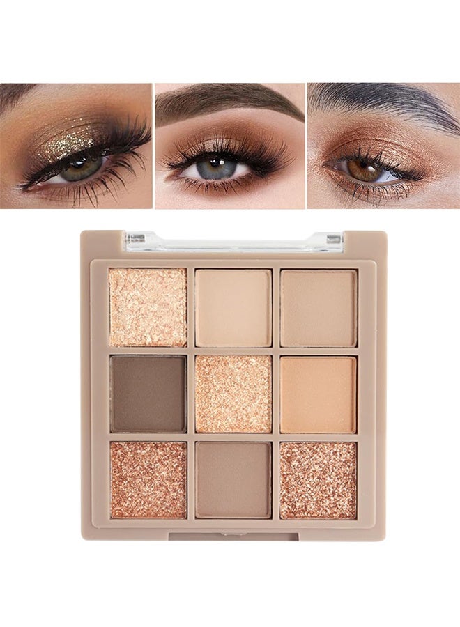 ديكالو باليت ظلال عيون 9 ألوان - روز جولد، رمادي، بني، ألوان متنوعة، مكياج، مطفي ولامع، كوري، طبيعي، ألوان محايدة، ظلال عيون دخانية، عالية الصبغة، بمظهر طبيعي، طويلة الثبات، مقاومة للماء، سهلة الدمج - Image 1