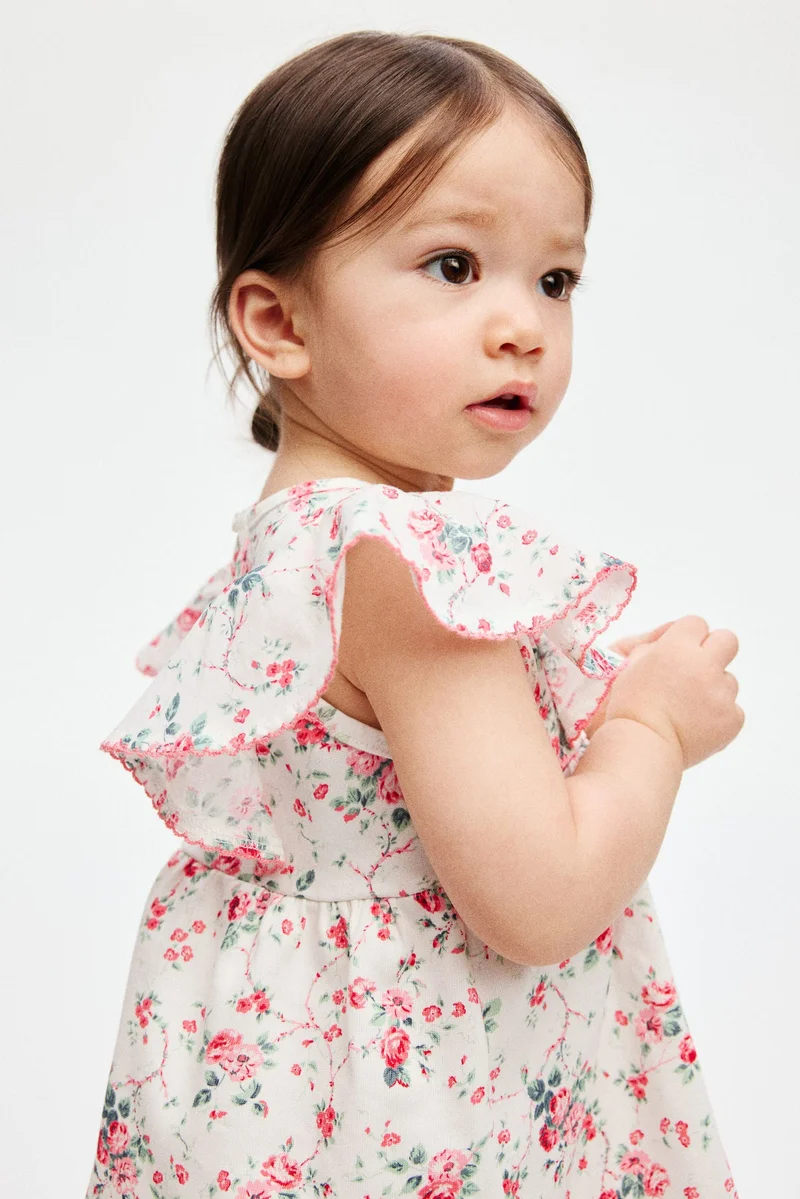 H&M Floral-print cotton dress