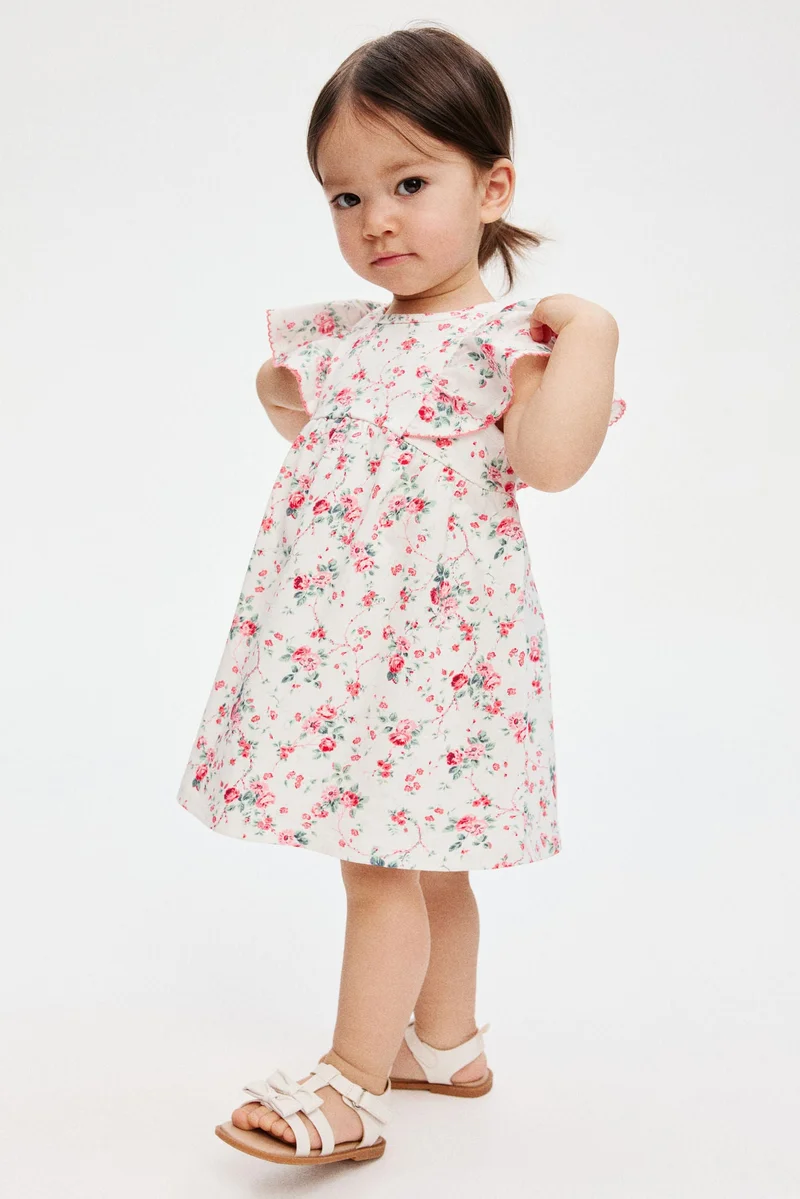 H&M Floral-print cotton dress