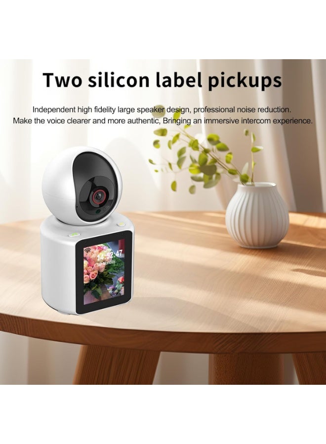 منتقي Two-Way Pet Camera with 2.8” HD Screen, 1080P Indoor Home Security Camera, WiFi Smart Video Calling Pet Monitor, Motion Detection, Night Vision, App Control - Image 2