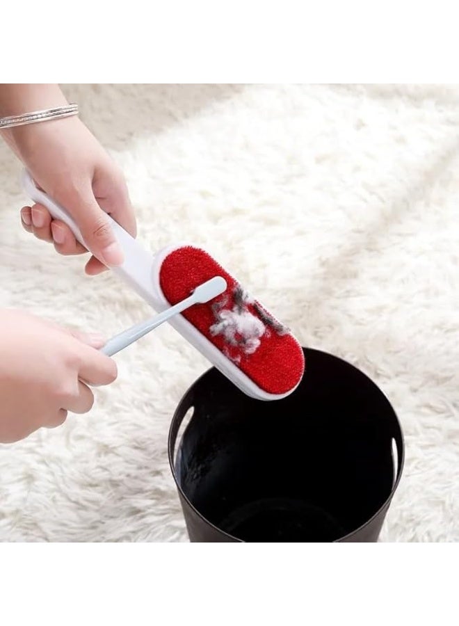 3 PCS One Hand Operate Clothes Lint Remover Magic Static Brush Reusable Lint Roller Cleaning Brush Catdog Shaving Pet Hair Remover - Image 2