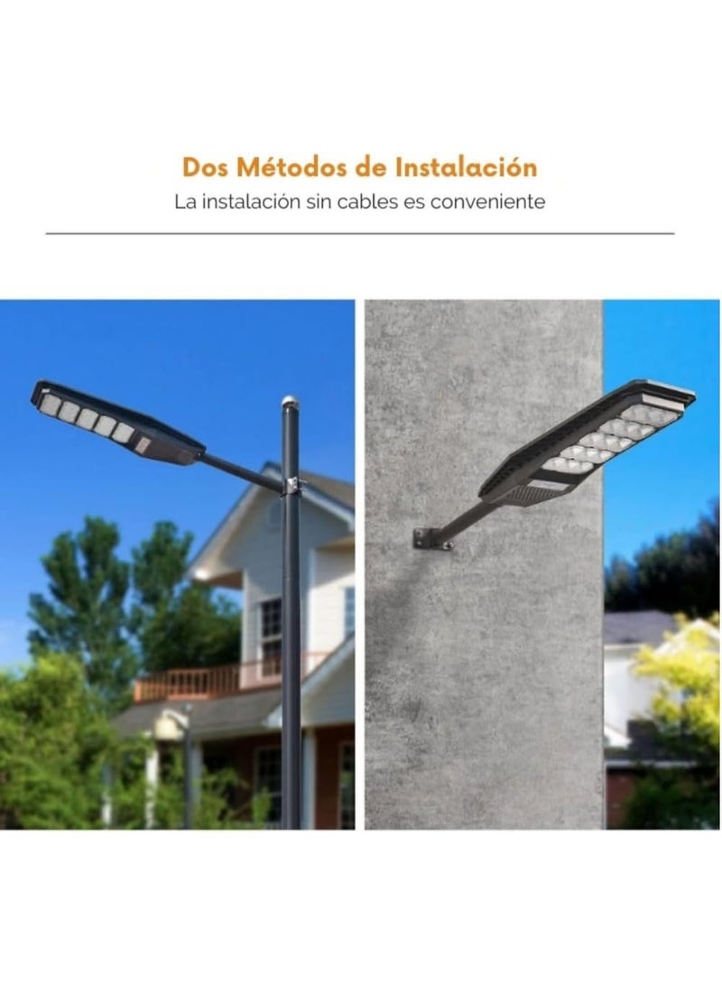 HXD Zoomlion JT-FYTJRT 500W Smart Outdoor Solar Flood Light – LED Security Light with Motion Sensor, IP66 Waterproof, Remote Control, Dusk to Dawn for Garden, Garage & Driveway - Image 5