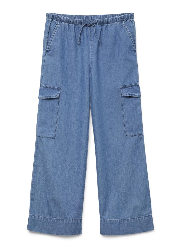 Vero Moda Girl - Kids Denim Woven Sweatpants - Image 1