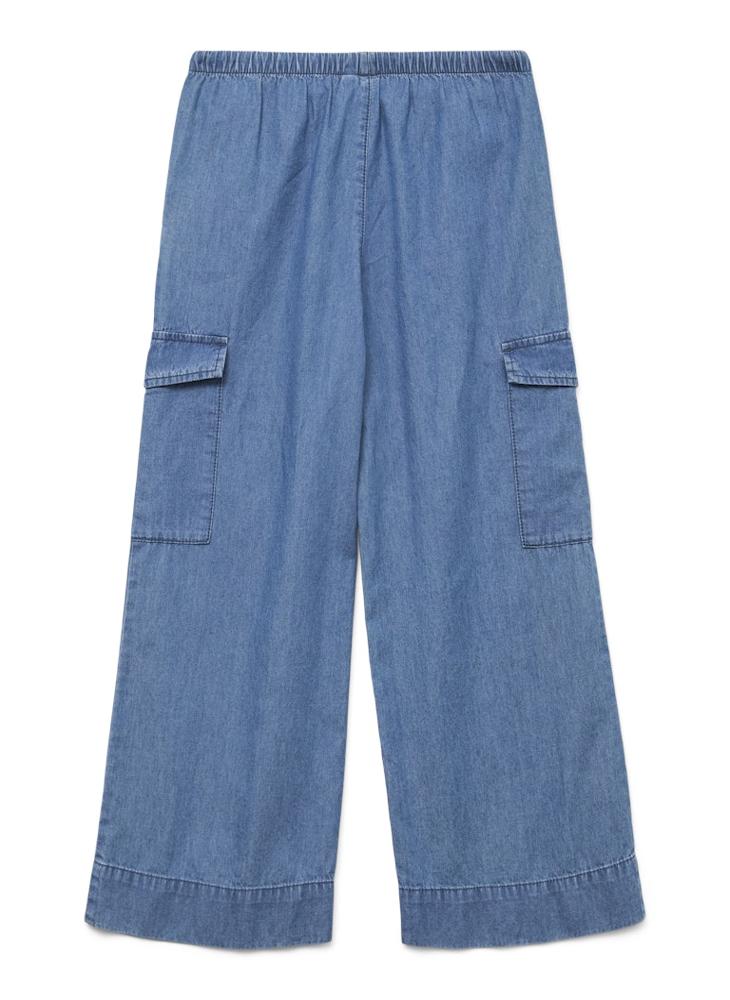 Vero Moda Girl - Kids Denim Woven Sweatpants - Image 1