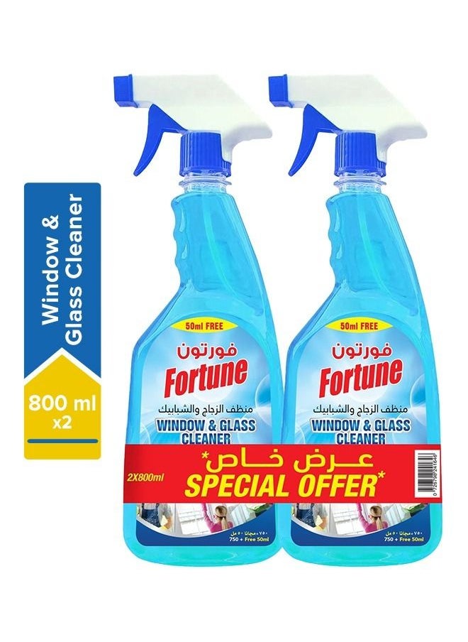 Fortune Fortune Glass Cleaner Spray 2x800ML  - Image 1