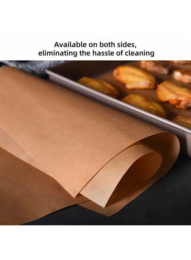 100 Pcs 8x10 Inch Non Stick Pre Cut Baking Parchment Paper for Oven Air Fryer BBQ - Image 5