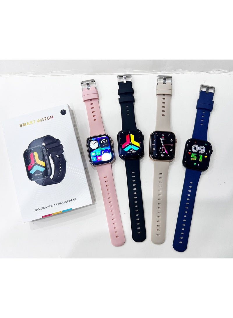 KASTWAVE Sport Smart Watch, 1.85" Smartwatch Fitness Tracker for Android iOS Phones with Blood Pressure Heart Rate Tracking, Answer/Make Call, Sport Modes Sleep Monitor Step Counter for Women Men (Blue)  - Image 2