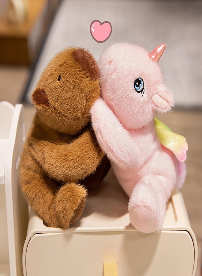 Ditucu Cute Capybara Stuffed Animal Soft Capibara Plush Doll Small Plushies Toys Gifts for Kids Brown 7.8 inch - Image 5