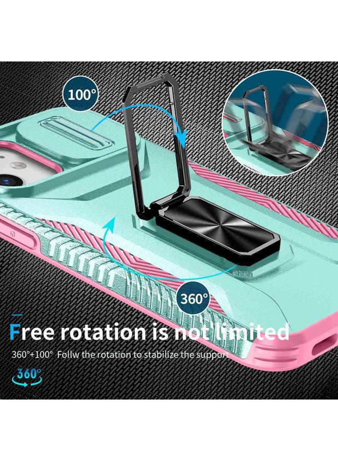 زبون جراب لهاتف iPhone 12 / 12 Pro مع حامل كاميرا منزلق - Image 5