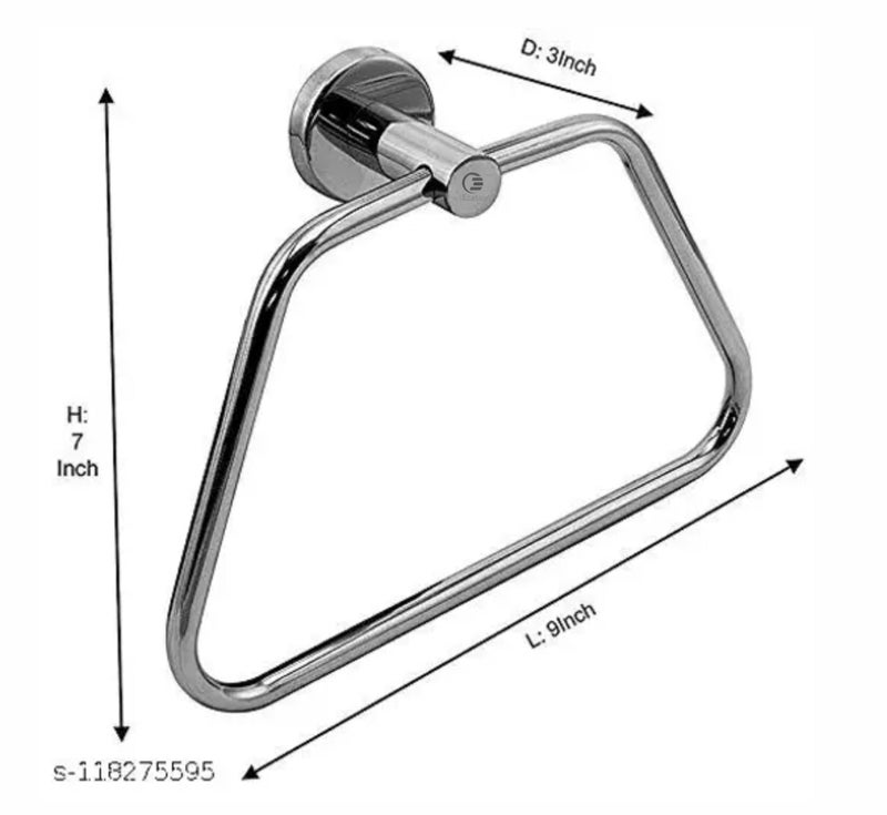 ERATO حامل مناديل المطبخ ERATO™ من الفولاذ المقاوم للصدأ لملحقات المنزل/المطبخ/الحمام (فولاذ مقاوم للصدأ، عبوة من 1) - Image 4